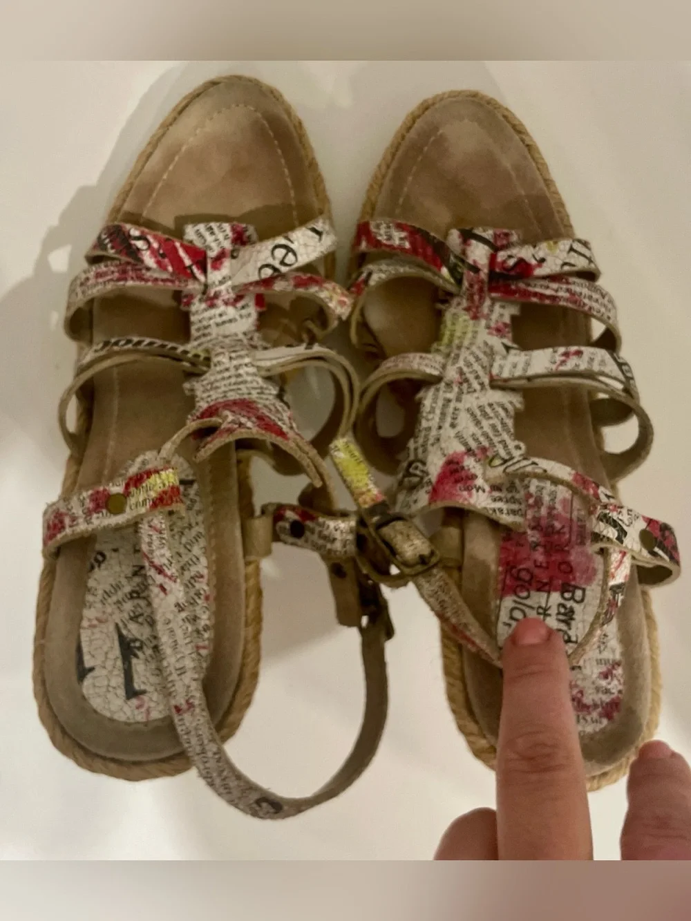Vintage Barney's Espadrille Wedge, 9